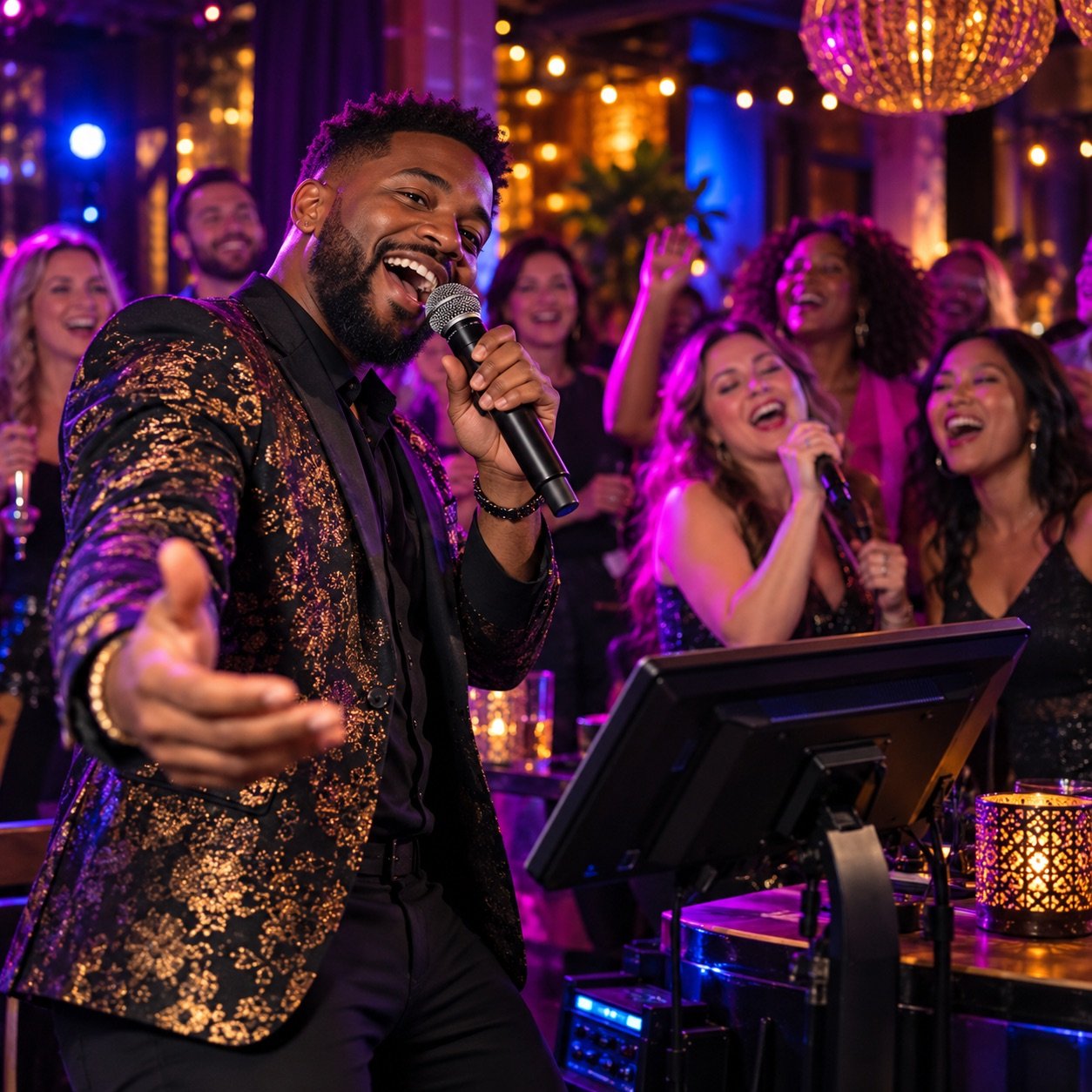 Hosted karaoke event campaign image